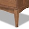 Baxton Studio Landis Mid-Century Ash Walnut Finished Wood 6-Drawer Dresser 193-11303-ZORO - alternate 9
